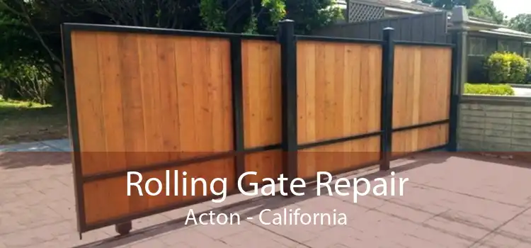 Rolling Gate Repair Acton - California
