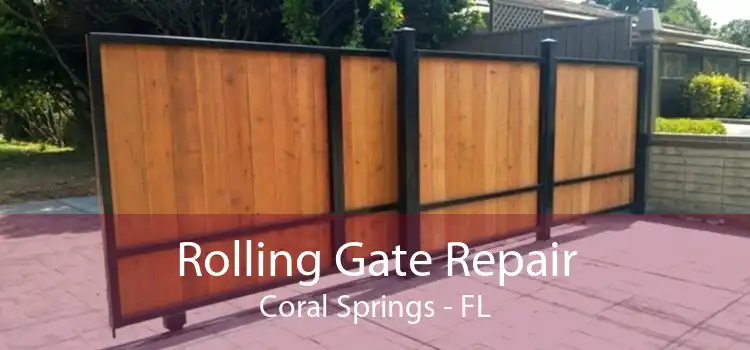 Rolling Gate Repair Coral Springs - FL