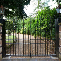 Automatic Vinyl Driveway Gates in Beverly Hills, CA