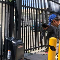 Folding Driveway Gate Replacement in Alhambra, CA